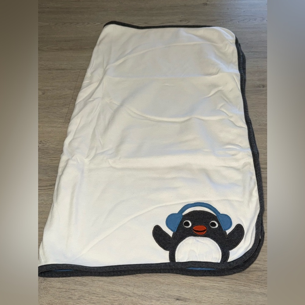 Gymboree Baby Blanket - Winter Penguin & Snowman - Picture 3 of 6